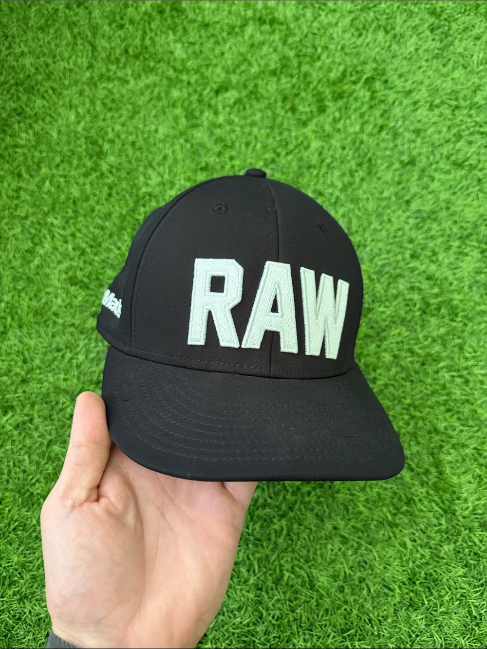 Taylormade Raw Black Golf Snapback Cap
